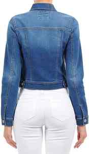 Nouvelle collection : Blouson en jean pour femme, design tendance, manches longues, bouton unique, style cowboy, vente chaude - Product Image 5