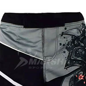 กางเกงขาสั้น BJJ สำหรับผู้ชายสีทึบมาใหม่ - Product Image 6