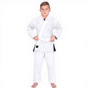 Uniformes de jiu-jitsu brésilien unisexe pour enfants Kimonos vierges de haute qualité en coton Services OEM pour garçons et filles - Product Image 1
