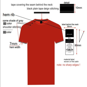 T-shirt de fitness anti-boulochage pour hommes de haute qualité 10 couleurs polyester/coton respirant en gros - Product Image 3