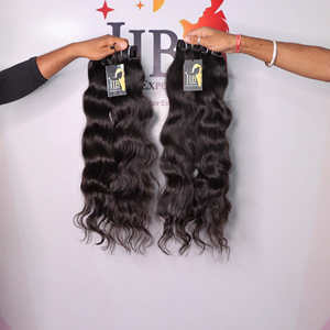 Precio al por mayor de fábrica Cabello alineado con cutícula cruda Cabello humano indio Visón Paquetes de cabello crudo Camboyano con cierre HD - Product Image 1