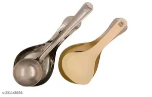 Cuchara de Metal de diseño personalizado, cuchara decorativa en forma de cuchara, tenedor para el hogar, Cocina, Restaurante, adorno de regalo de boda - Product Image 3