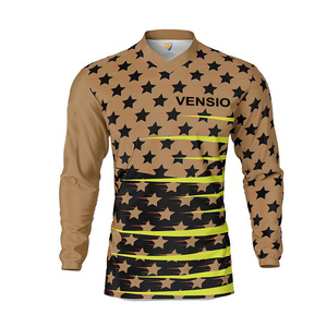 เสื้อกีฬา BMX แห้งเร็วระบายอากาศสำหรับผู้ชายและผู้ใหญ่เสื้อกีฬาวิบาก - Product Image 5