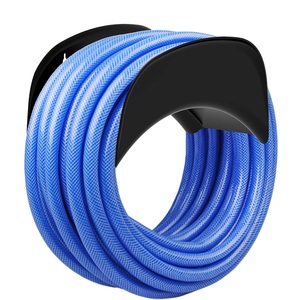 Support de tuyau d'arrosage mural robuste organisateur de cintre de tuyau en métal robuste pour le stockage de tuyau d'eau extérieur Durable antirouille - Product Image 1