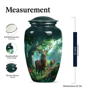 ส่วยกวางที่กลมกลืนกันเถ้ากระดูกมนุษย์ที่ไม่เหมือนใคร - Product Image 3