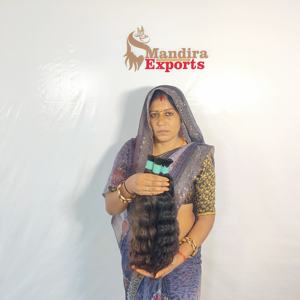 Cuticule alignée vierge noir bouclé en vrac temple vietnamien extensions de cheveux humains bon marché brut non traité style vague cheveux humains - Product Image 2