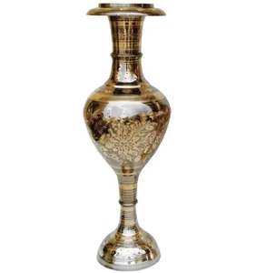 Contenedores de flores de latón de tamaño personalizado de alta calidad estándar, florero de latón completo para decoraciones modernas para el hogar, venta al por mayor de Metal - Product Image 5