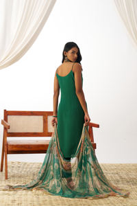 Tela Kurti de poliéster simple de alta calidad para mujer para ropa de fiesta Mercado de exportación y mayorista - Product Image 3