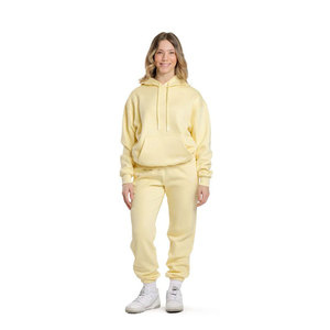 Conjunto de chándal Premium para mujer Sudadera con capucha de lana elegante y pantalones de chándal Ropa deportiva y ropa de calle Chándal de mujer - Product Image 1