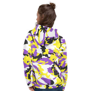 Servicio OEM, Sudaderas con Capucha de Camuflaje para Hombre, Diseño Único Personalizado, Forro Polar Térmico Transpirable, Nuevo Estilo Invernal, Sólido, 300g - Product Image 4