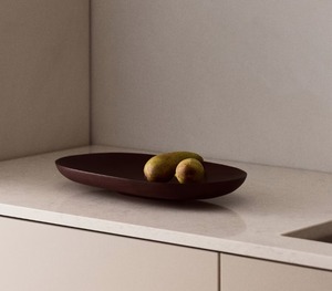 Plateau de service rectangulaire moderne en bois écologique poli - Product Image 6