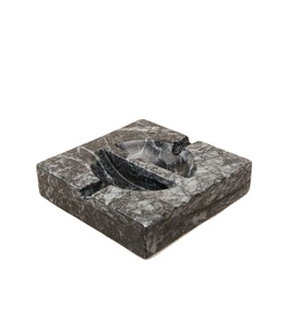 Jabonera de Mármol de la Colección Quality con Logotipo Personalizado, Diseño Clásico Autoadhesivo, Forma Cuadrada para Baño - Product Image 1