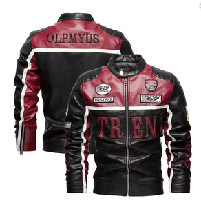 แจ็คเก็ตหนังรุ่นใหม่ 2026 เสื้อผ้าผู้ชาย ผู้หญิง แจ็คเก็ตหนังแฟชั่นใหม่ แจ็คเก็ตหนังผู้ชาย แจ็คเก็ตหนังกันลม 2025 - Product Image 6