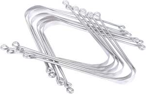 HealthAndYoga SteloSwipe Lite Stainless Steel <b>Tongue</b> Cleaners Disposable <b>Scrapers</b> for Oral Hygiene Pack of 12 - Product Image 6