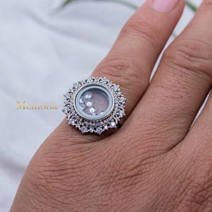 Anillo de Plata de Ley 925 minimalista hecho a mano para mujer, accesorio de boda de piedras preciosas de circón cúbico a la moda para niñas - Product Image 2