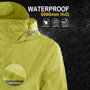 Chaqueta cortavientos Softshell personalizable para mujer, resistente al viento, duradera, tiras reflectantes, OEM/ODM disponible - Product Image 3