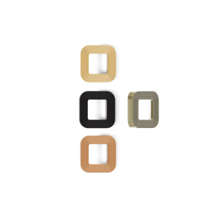 Perillas de cajón de bucle de Zinc, aleación de Zinc Circular moderna, duradera, resistente a los arañazos y al óxido, agarre cómodo, fácil de instalar - Product Image 2