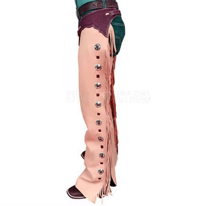 Pantalon en cuir gay personnalisé de grande taille, taille haute, coupe ample, tissu streetwear élastique, usage décontracté, vente en gros disponible - Product Image 2