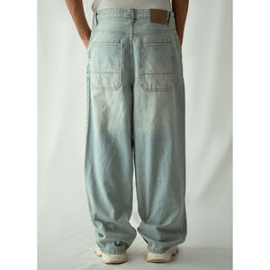 Pantalones vaqueros holgados para hombre cómodos al por mayor 2025 con material ligero de ajuste relajado, perfectos para un estilo diario informal - Product Image 2