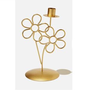 Antique Finish Metal Candle Holder Candle <b>Stand</b> for Lighting and Home Decoration Set Stylish Decorative Candle Jar Holder - Product Image 2