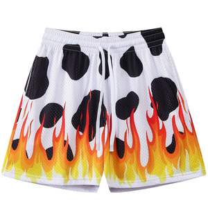 Logo personnalisé Short de sport en maille pour homme Été de haute qualité Course à pied Gym Fitness Jogger Filets Short Basketball Mesh Shorts pour homme - Product Image 1