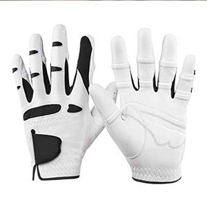 Gants de golf unisexes antidérapants sur mesure, fournis directement par l'usine, avec une sensation classique et un cuir Cabretta doux. - Product Image 1