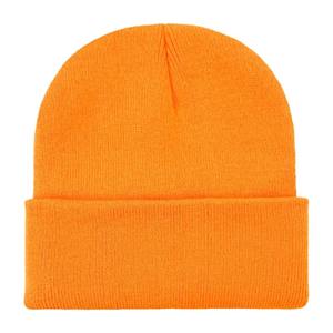 Couleurs vives Conception personnalisée Unisexe doux Jacquard acrylique Bonnets d'hiver OEM Chapeaux tricotés avec marque pour vêtements de plage - Product Image 4