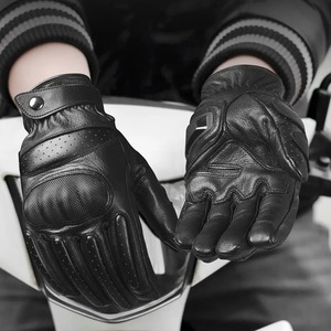 Guantes de moto de materiales personalizados para hombre y mujer con diseño de logotipo personalizado Guante de moto de carreras con rango bajo - Product Image 6