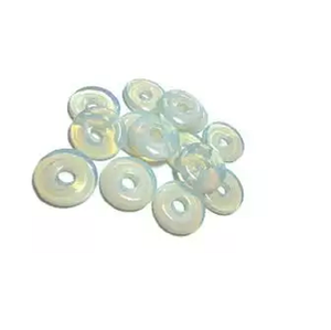 Donuts de piedras preciosas de alta calidad Opalite Stone Donut Piedra natural Cristal Reiki Piedras preciosas Healing Donuts Ágata Mayorista - Product Image 6