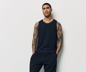 Summer Streetwear Breathable Trending Sport Slim Fit Muscle Training Workout Gym <b>Men</b> Tank Top Best Selling Comfortable Tank Top - Product Image 6