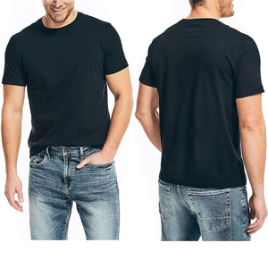 Solid Color Wholesale Plus Size Custom <b>Men's</b> T-Shirts High Quality Customized Personalized 100% Cotton T Shirts - Product Image 3
