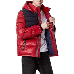 Hot Selling Custom Men's <b>Bubble</b> Puffer Jacket Lightweight Down Winter <b>Coat</b> Outerwear for Daily and Outdoor Wear - Product Image 1