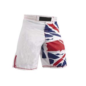 Shorts thaïlandais pour hommes en polyester personnalisés, séchage rapide, respirants, anti-humidité, unis, vierges, pour MMA et boxe, grandes tailles, vente en gros - Product Image 2