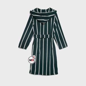 Albornoces de mujer informales transpirables recién llegados de alta calidad/albornoces de mujer holgados hechos de algodón profesional con bolsillos - Product Image 2