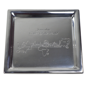 ถาดโลหะสีเงินสำหรับตกแต่งบ้านถาดตกแต่งหลายแบบสำหรับการออกแบบที่กำหนดเองพร้อมใช้งาน - Product Image 4