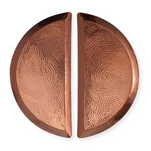 Bandeja de cobre de forma ovalada martillada, mango de resina, mesa de comedor, bandeja de cobre para servir alimentos, bandeja de cobre decorativa - Product Image 6