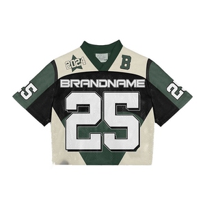 เสื้อเจอร์ซีย์อเมริกันฟุตบอลเสื้อเจอร์ซีย์ดีไซน์แขนสั้นของคุณเอง - Product Image 3