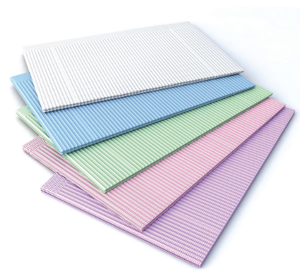 Bavettes dentaires médicales personnalisées avec logo, plusieurs couleurs, 125 pièces, 3 plis, jetables, imperméables - Product Image 1