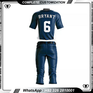 Hermosas camisetas de béisbol de estilo con logotipos y detalles de equipos auténticos - Product Image 3