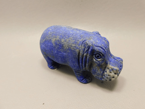Wholesale Hippopotamus Figurine Bulk Lot Lapis Lazuli <b>Stone</b> Carving 3 inch Desk Decor Gift & Collection Custom Orders Available - Product Image 6