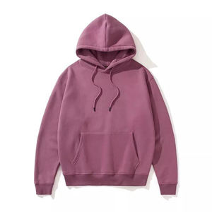 Sudadera con capucha de invierno Premium con puños acanalados y ropa de calle informal de lana suave 2 piezas MOQ - Product Image 2