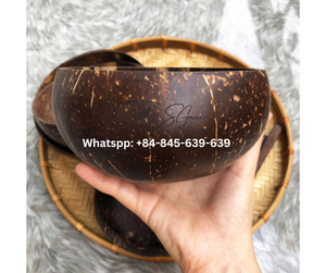 Bol de noix de coco d'inspiration zen, apportant paix et durabilité à votre table - Product Image 3