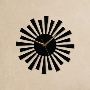 Handmade Metal <b>Wall</b> <b>Clocks</b> with Artisan Craftsmanship and Intricate Patterns for Upscale Interiors - Product Image 2