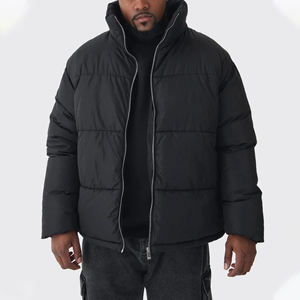 Veste matelassée unisexe personnalisée coupe-vent en polyester 100 % à manches longues, grande taille, avec logo frontal, idéale pour l'hiver et le safari - Product Image 1