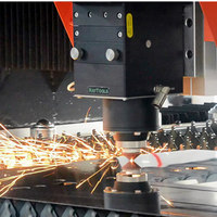 Mode de refroidissement par eau de Machine de coupe haute performance à fibre laser dorée pour tête laser Raytools Hiwin Guiderail prend en charge AI PLT Cy