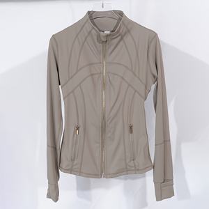 Chaqueta Corta de Yoga para Mujer, Elegante, para Gimnasio, Entrenamiento, Running, Fitness, Ropa Deportiva, con Cierre - Product Image 1