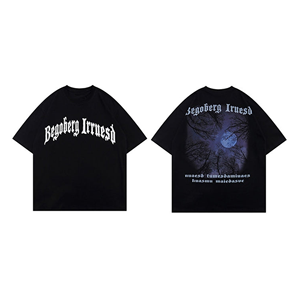 Ropa de calle con hombros caídos, camisetas de peso pesado, ropa de calle personalizada, diseño unisex suave, 100% algodón, 280 GSM, camiseta de gran tamaño - Product Image 1