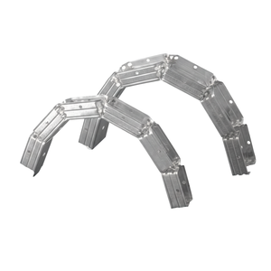 Juego de 16 Piezas de Perfiles de Acero Galvanizado, Estructuras Curvas Innovadoras con Dimensiones de 29 x 29 x 29 mm - Product Image 2