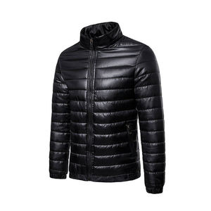 Nouveauté Premium 100% Personnalisé Manteau d'Hiver pour Hommes à la Mode 95% Duvet de Canard Imperméable et Chaud en Couleur Café - Product Image 4