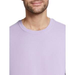 Camisetas de algodón de 300g para hombre, camiseta transpirable holgada de cuello redondo de verano de manga corta para hombre y mujer, Camiseta básica - Product Image 5